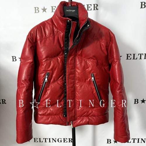 真羊皮短款羽绒服御寒保暖修身