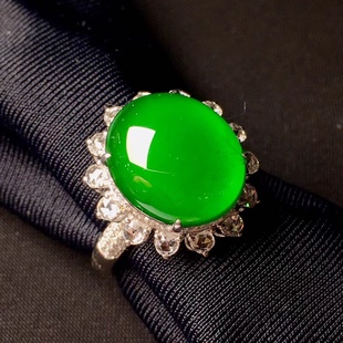 缅甸翡翠A货手串项链冰种飘花平安扣链子 非定制商品私拍无效