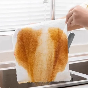 吸水洗碗布抹布懒人干湿两用加厚厨房用品去油家用清洁纸巾一次性