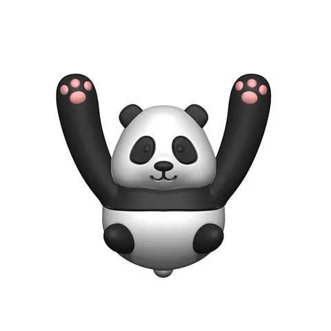 冰箱贴树脂磁力贴熊猫举牌牌配件磁贴片文创diy创意国宝产品磁性