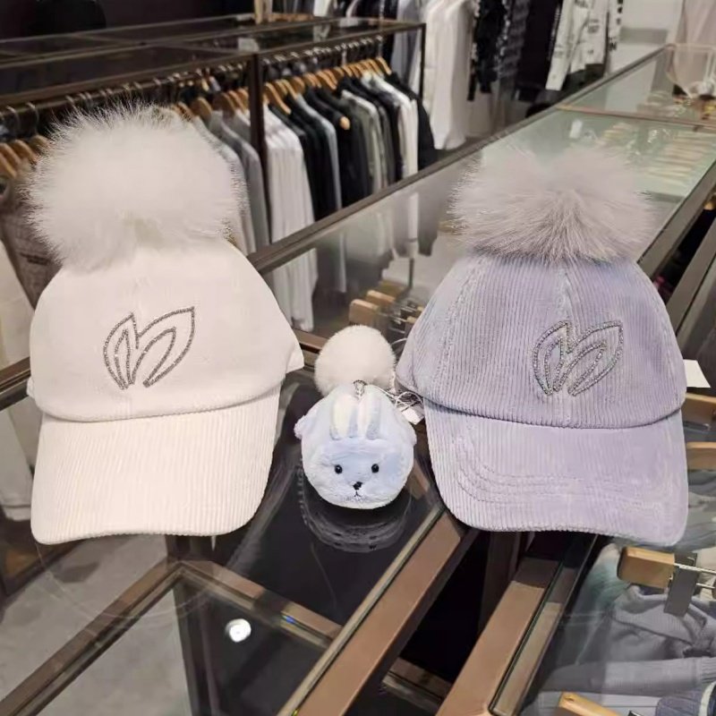韩国高尔夫球帽兔子女士秋冬季灯芯绒保暖帽有顶帽双耳毛球鸭舌帽,运动/瑜伽/健身/球迷用品,高尔夫球帽,淘宝优惠券,粉丝福利购,淘宝优惠卷