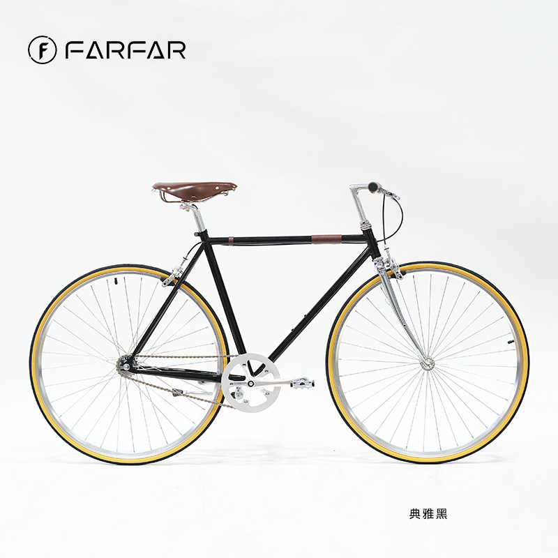 FARFAR铬钼钢精品Classic经典复古公路车FF1通勤自行车高品单车