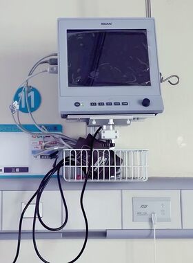定制心电监护仪上墙支架壁挂墙架
