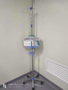 迈瑞科曼注射泵推车 单泵推车 移动支架 输液泵手推车 不锈钢台车