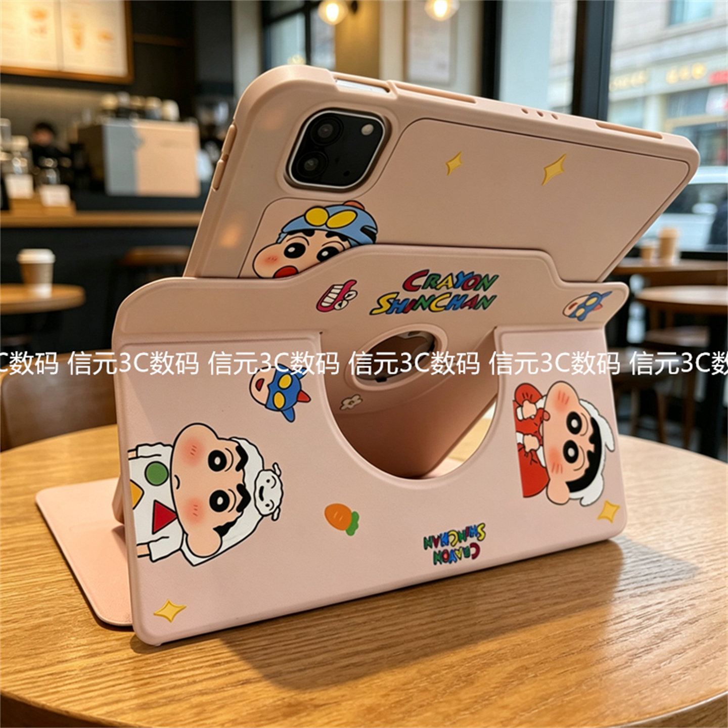 浮雕感小新360旋转亚克力适用于荣耀9平板X10Pro保护套10por11.5立体12.1寸X9Pro全包边V9笔槽GT11.5硬壳Z7z6