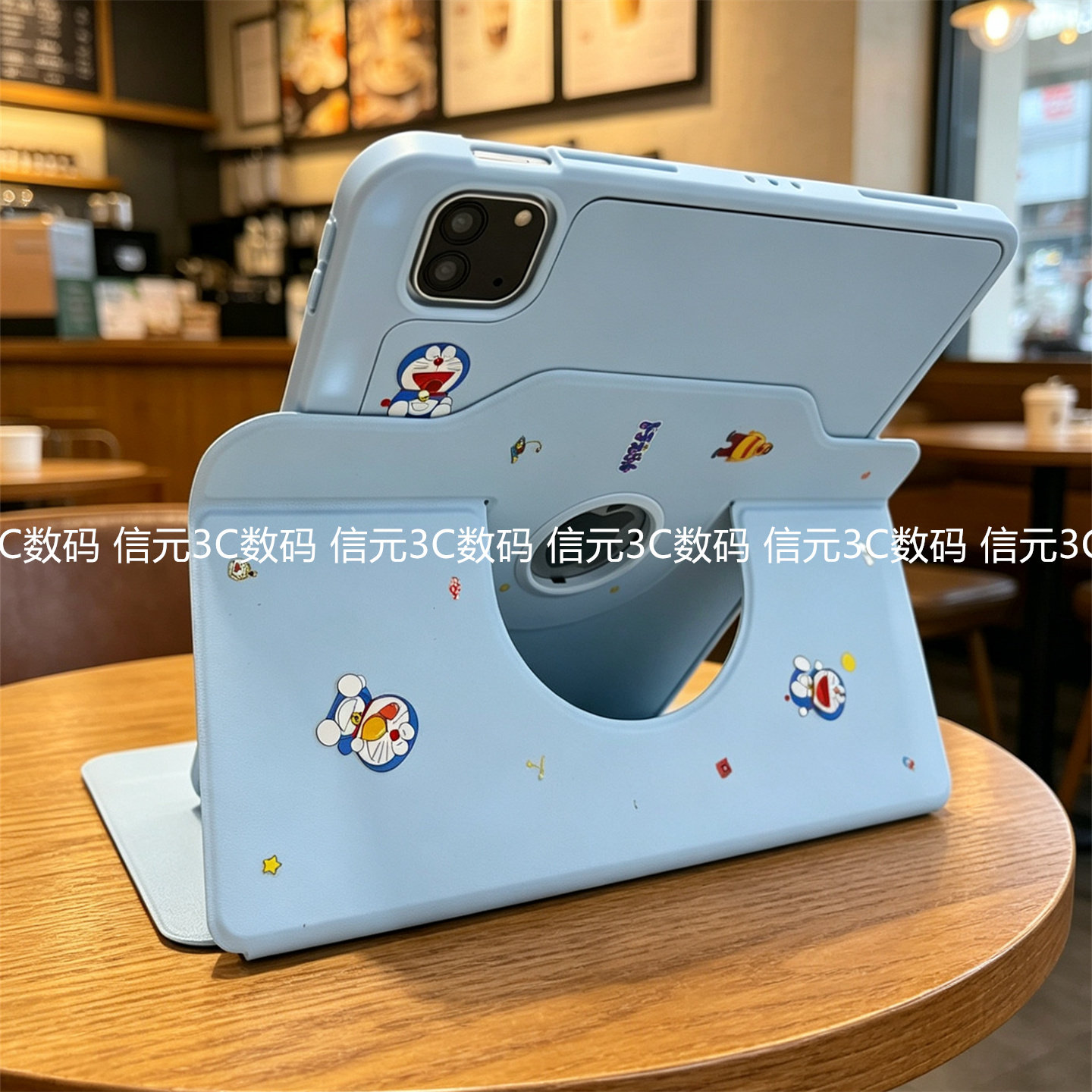 浮雕蓝胖子360旋转亚克力适用于荣耀9平板X10Pro保护套10por11.5立体12.1寸X9Pro全包边V9笔槽GT11.5硬壳Z7z6