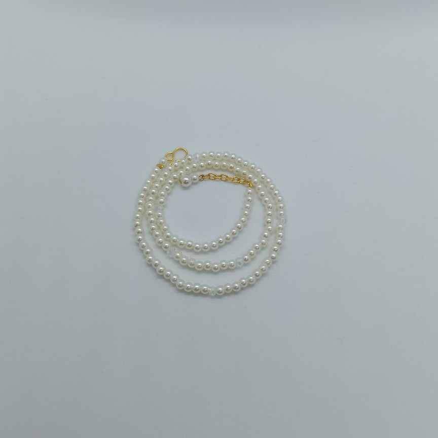 ob娃娃bjd珍珠项链四分三分棉花娃娃水钻配饰可儿小布怪高改娃六