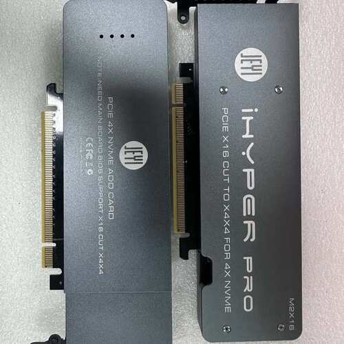 议价JEYI佳翼Pcie 16X转4个M2插槽 2个可维修