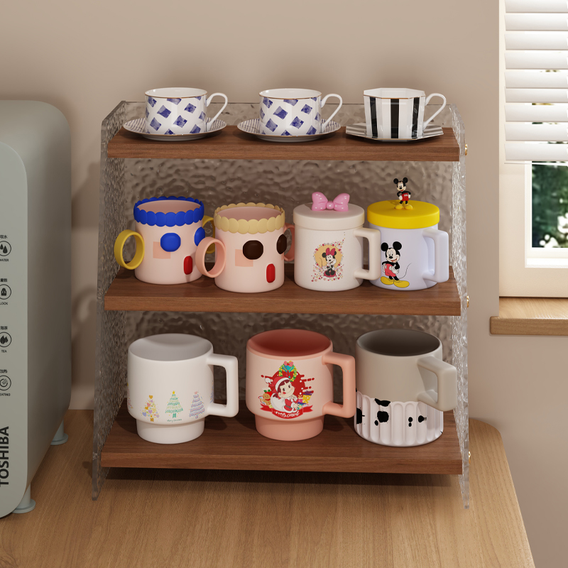 杯子收纳置物架桌面水杯咖啡杯