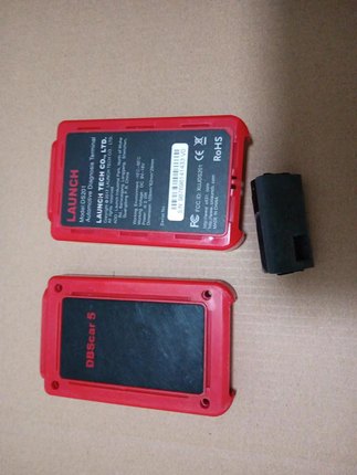 二手拆机元征x431pro3s+诊断检测蓝牙接头红色外壳不带16针插头