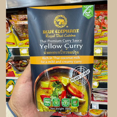 泰国正品蓝象椰奶黄咖喱调料酱