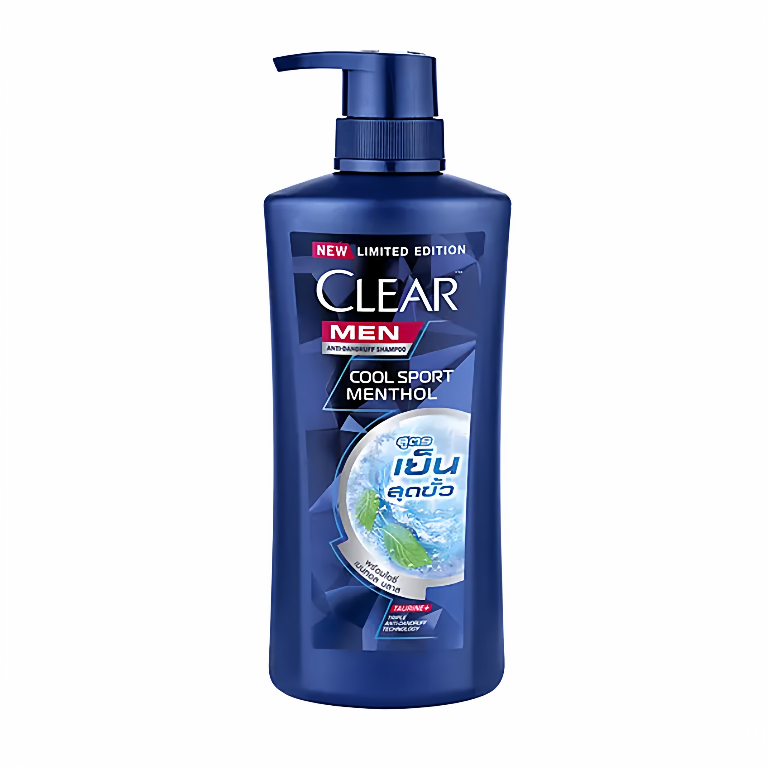 泰国Clear清扬男士去屑洗发水运动薄荷清爽活性炭柠檬味深度清洁