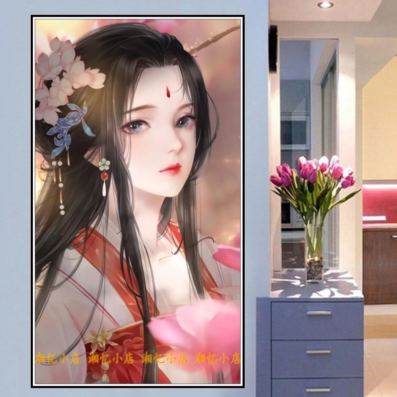 印花新款高端十字绣客厅卧室DMC