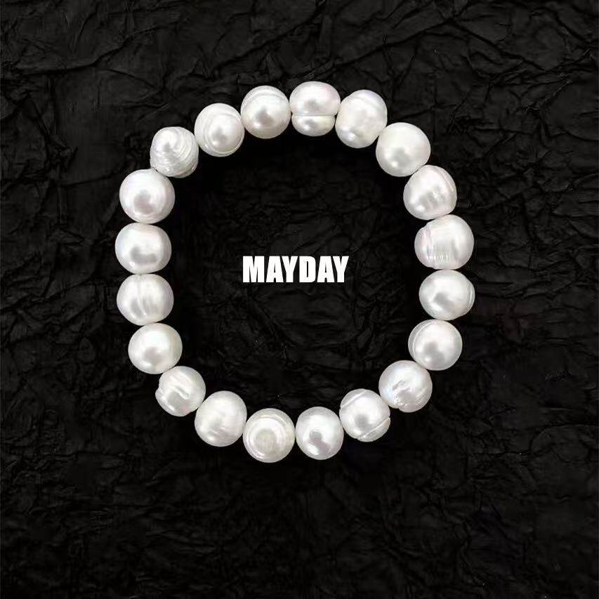 NAYDAY纯素天然淡水珍珠手链男女同款全新简约百搭饰品个性潮手串