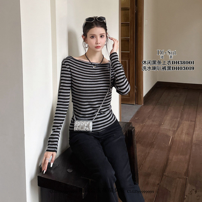 欧洲站2025新款圆领长袖T恤