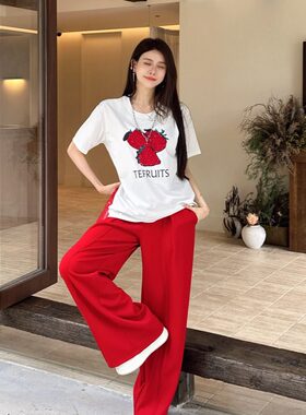 DI-SUI迪素欧货2026夏季新品女装26632韩系舒适钉珠图案宽松上衣