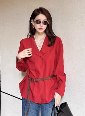 DI-SUI迪素欧货2025秋冬新品女装38146气质宽松版型舒适小衫