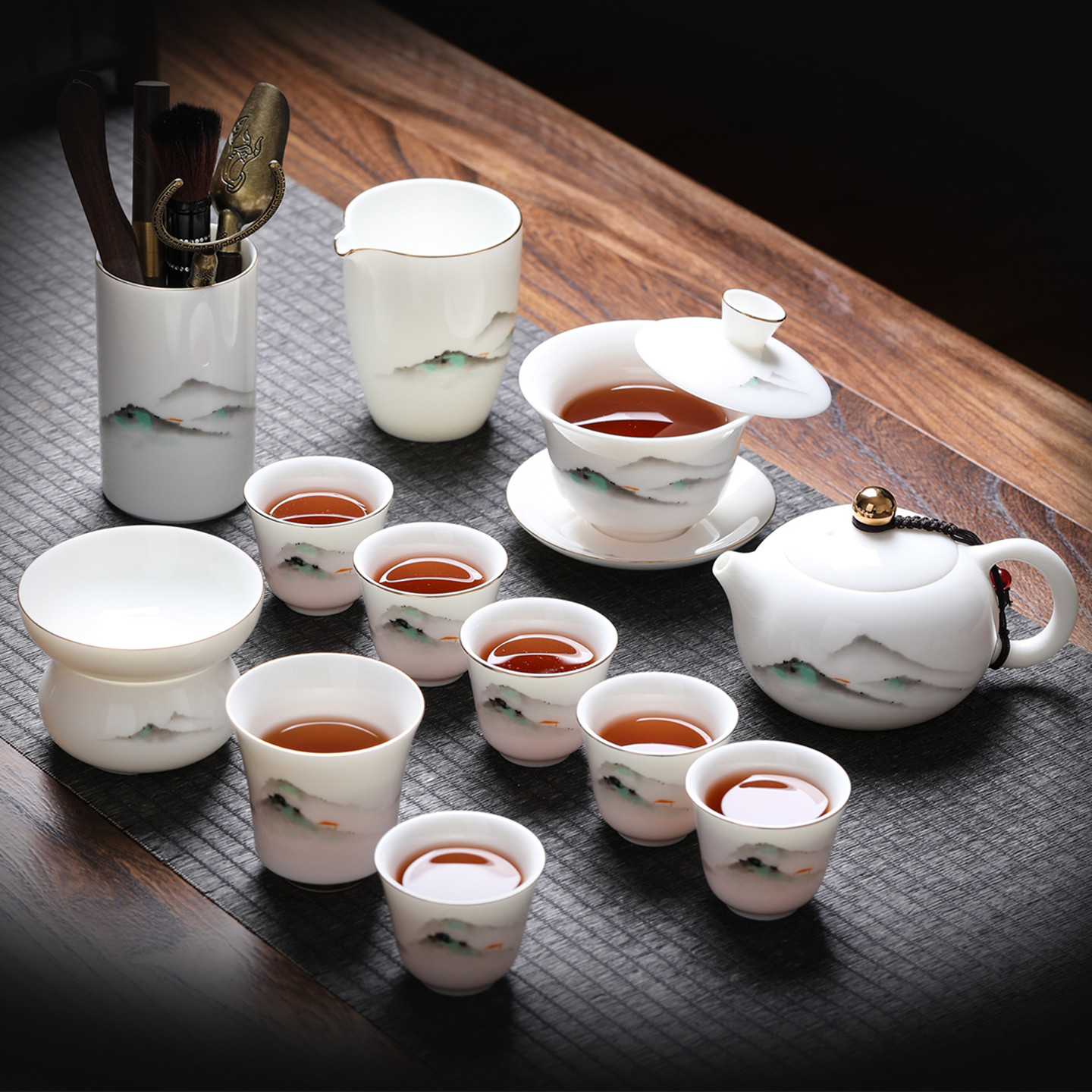 不烫手不吃茶渍高档通透光滑