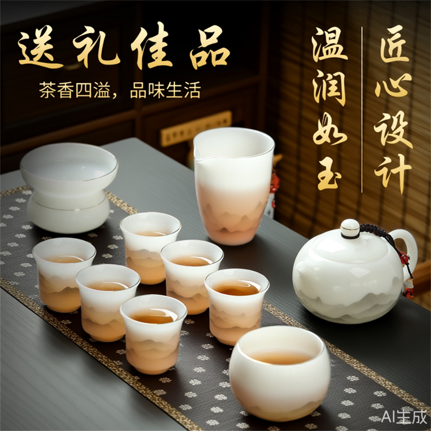 通透似玉高端大气不烫手易清洗