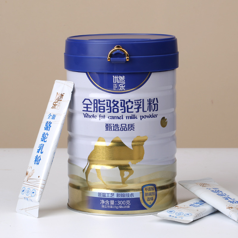 优然乐全脂骆驼乳粉新疆伊犁中老年驼奶新鲜非配方纯驼乳粉300g