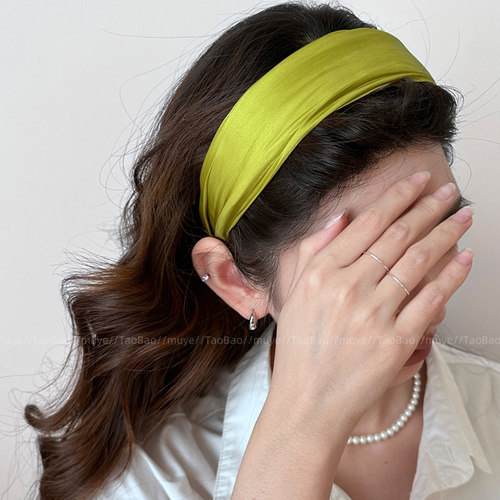 清新早春宽边压发头箍女2025新款