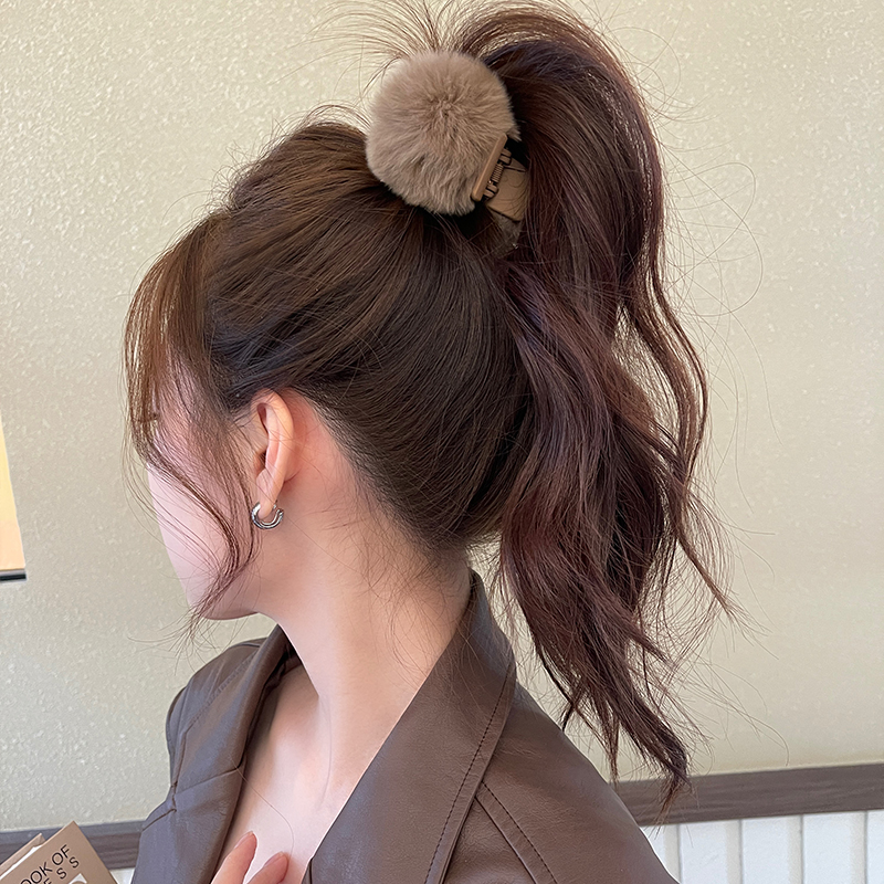 秋冬防塌高马尾固定神器抓夹~