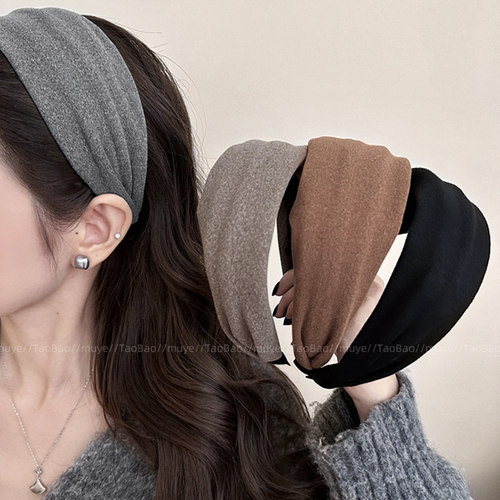 早春宽边发箍女2025新款~