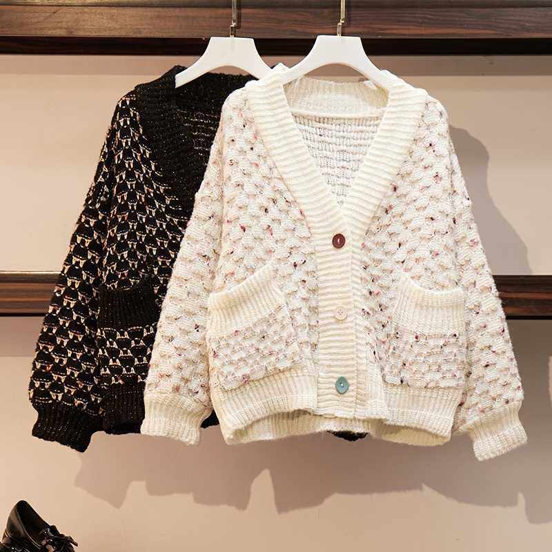 have cash less than that is registered in the accounts Large Easy Show thin Cover the belly Double pockets lattice jacket knitting Cardigan coat thickening sweater Autumn and winterin the Women's clothing/Boutique , Sweaters  category - from Buy2taobao.com to provide professional Taobao agent buy service