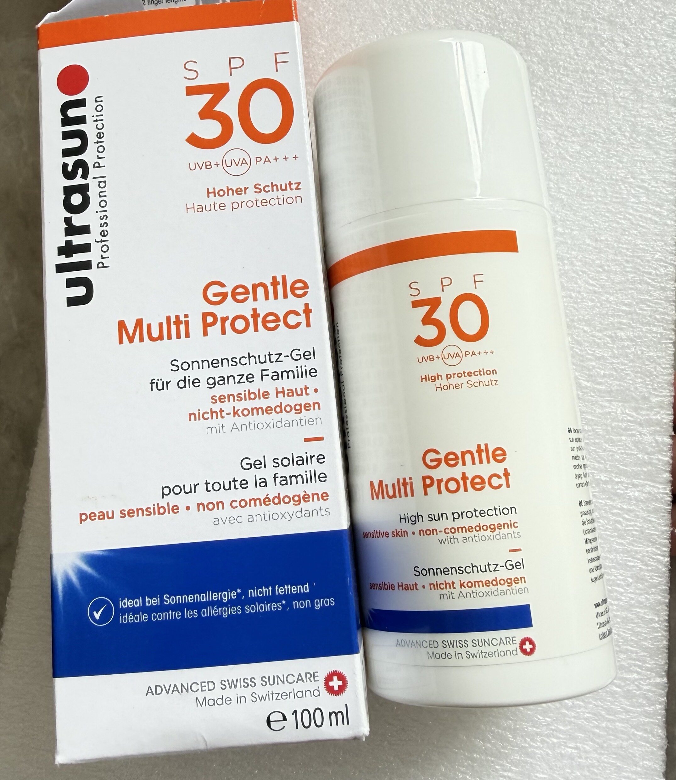 ultrasun瑞士儿童防晒乳霜不油腻图片