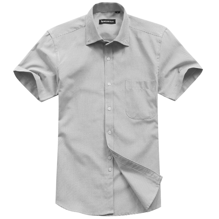 免烫短袖衬衫帛泽牛津纺商务休闲