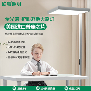 欧赢全光谱护眼落地灯儿童作业学生书桌台灯学习专用阅读灯大路灯