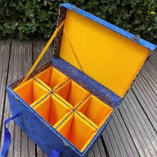 白酒包装盒6瓶2瓶4瓶老酒收藏盒酒箱定制白酒周转箱锦盒