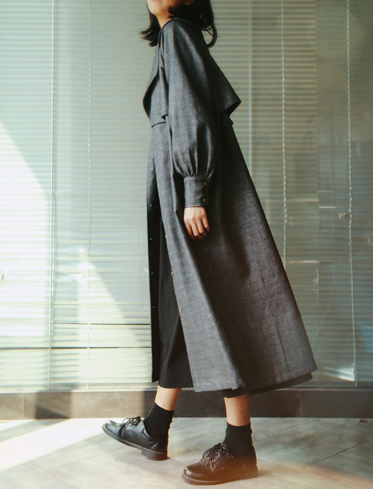 穿上它  你就是福尔摩斯上身  飒爽大气的侦探外套