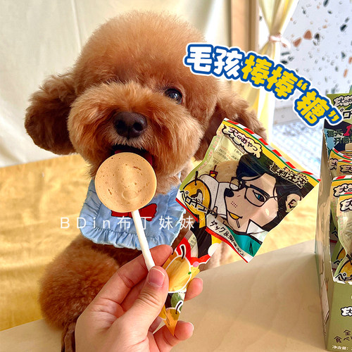 布丁妹妹 wanwan宠物棒棒糖狗狗零食磨牙洁齿鸡肉鸭肉梨训练奖励 - 封面