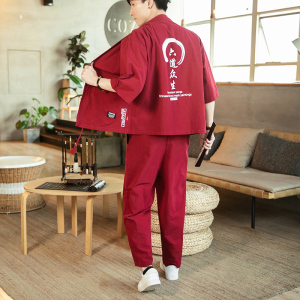 常年款春夏季风日系印花T恤大码宽松上衣套装B370-TZ30P60图片