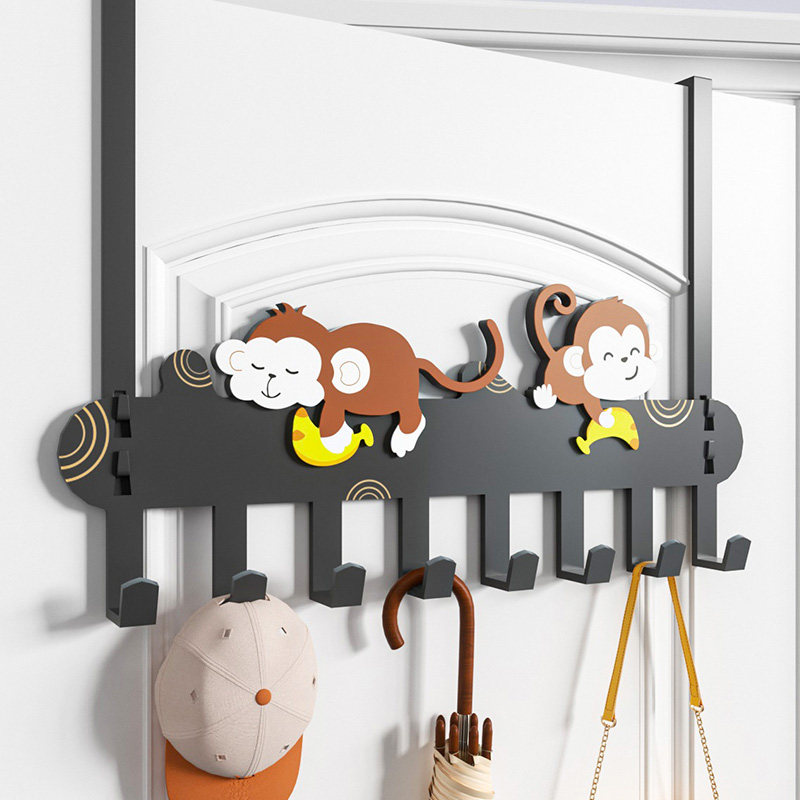 门后挂钩挂衣架免打孔门挂钩挂衣服神器壁挂墙上卧室门背收纳挂架,收纳整理,挂钩/粘钩,淘宝优惠券,粉丝福利购,淘宝优惠卷