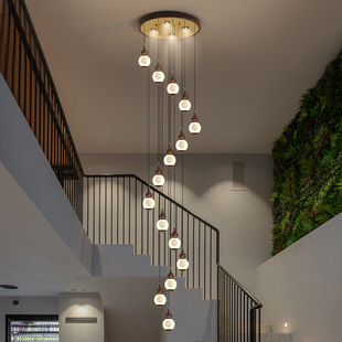 新中式创意小吊灯中国风别墅楼梯玄关过道灯卧室床头小吊灯