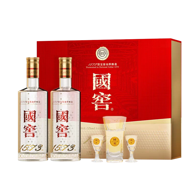 【高档礼盒】泸州老窖国窖1573  52度 516ml*2浓香型白酒高档送礼