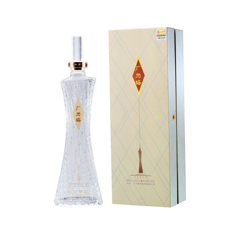 泸州老窖广州塔地标纪念酒52度 600ml礼盒装浓香型白酒高端收藏