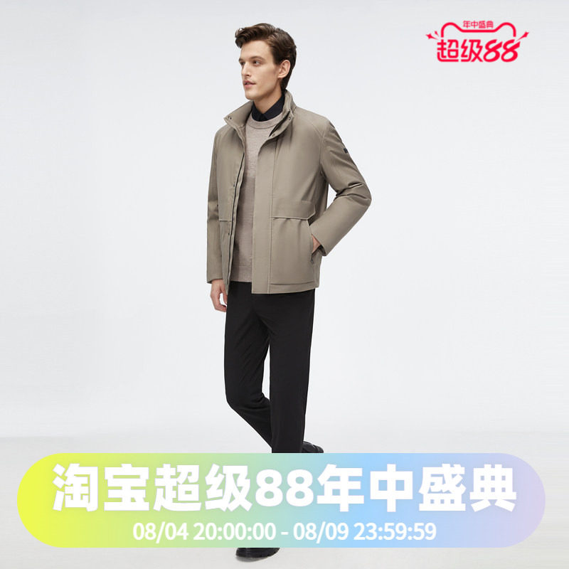 商务鹅绒羽绒服波司登