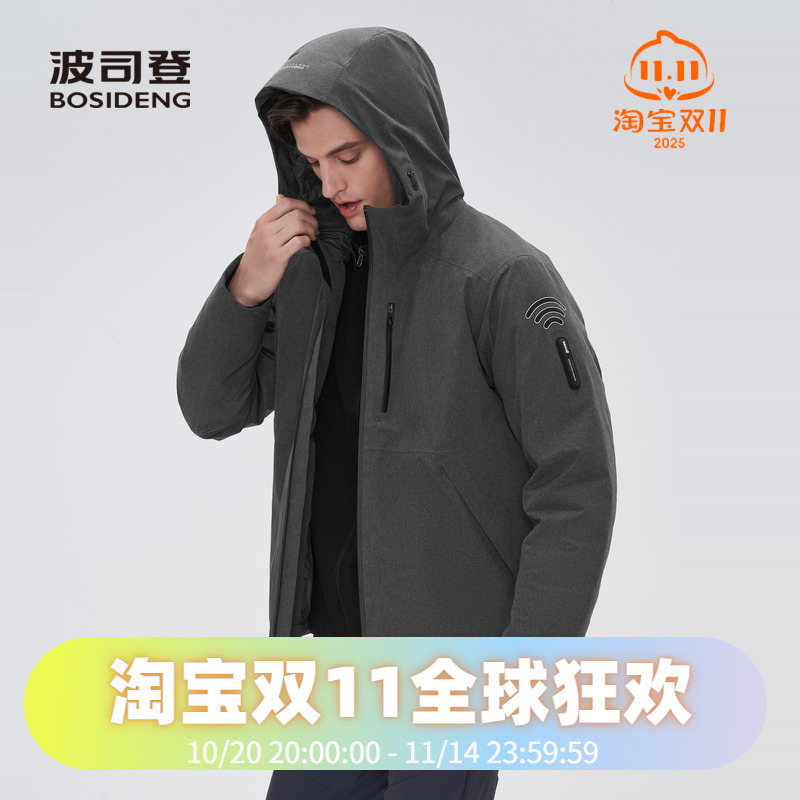 GORE-TEX鹅绒户外商务连帽