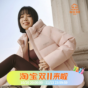 波司登2025经典休闲女款连帽百搭时尚冬季中款短款羽绒服