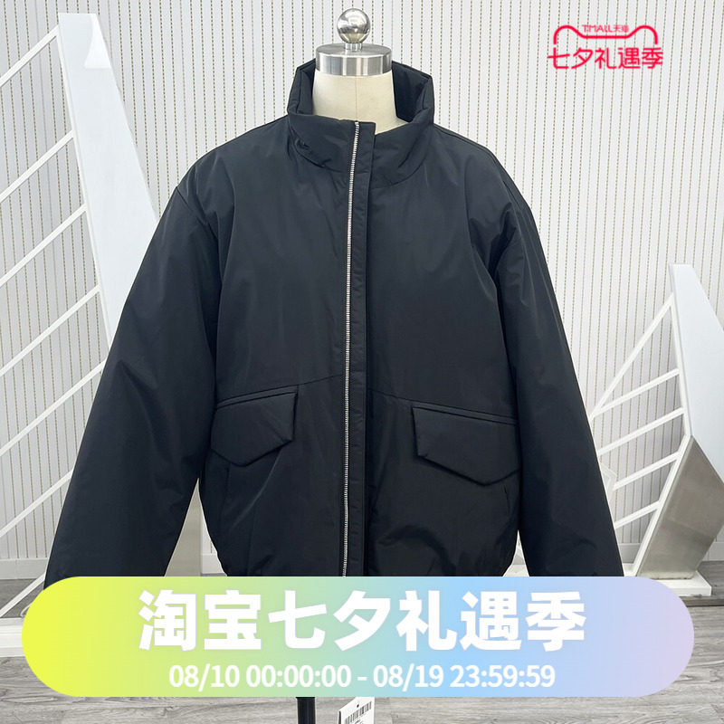 波司登秋冬立领时尚鹅绒短款工装飞行员夹克外套羽绒服