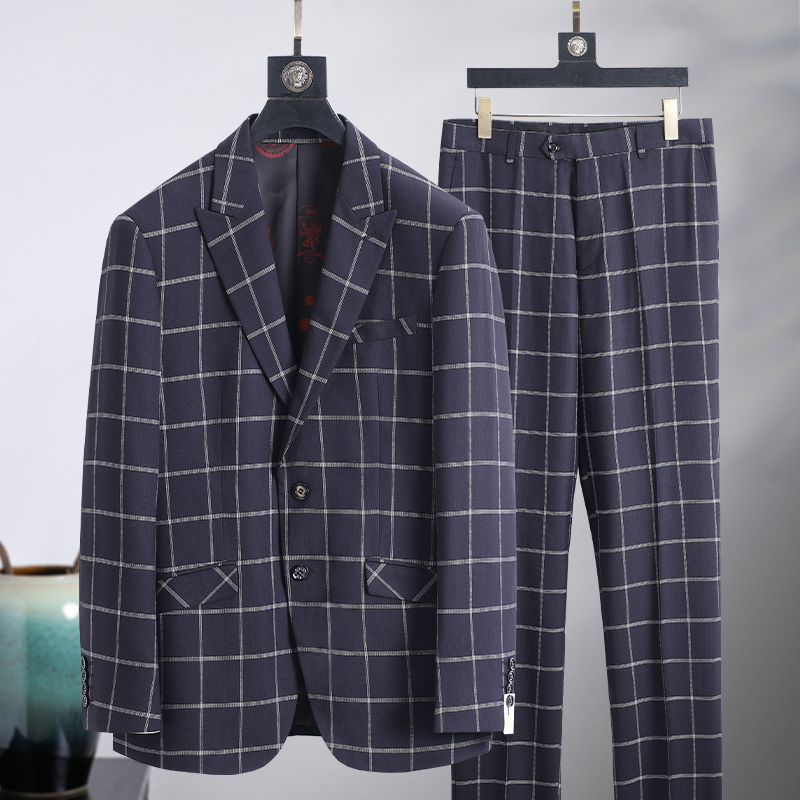 剪标尾货高品质西服西裤套装