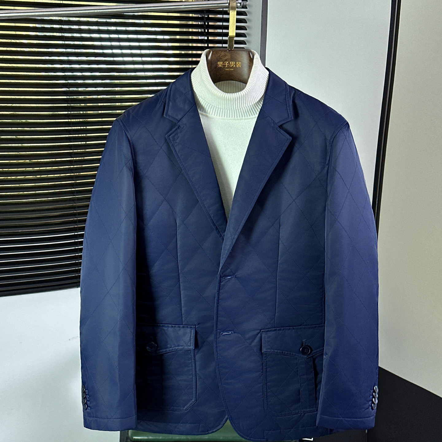 机场撤柜品牌男装外套便西装棉衣