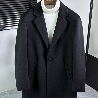 品牌男装清仓高品质羊毛外套大衣