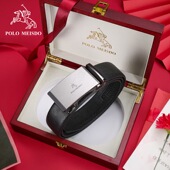 保罗美思得男皮带真皮正品 带生日礼物送男友 自动扣腰带牛皮青年裤