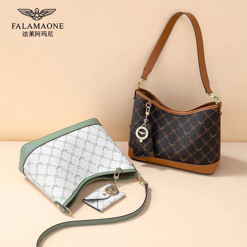 法莱阿玛尼[母亲节礼物]女包欧美时尚小号腋下包通勤单肩斜挎包潮