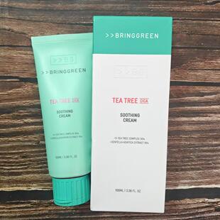 BRINGGREEN芭兰歌林茶树面霜积雪草舒缓清爽保湿控油 100ml