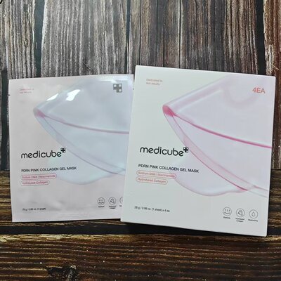 medicube/美蒂秋芙三文鱼PDRN胶原蛋白凝胶面膜粉红胜肽保湿
